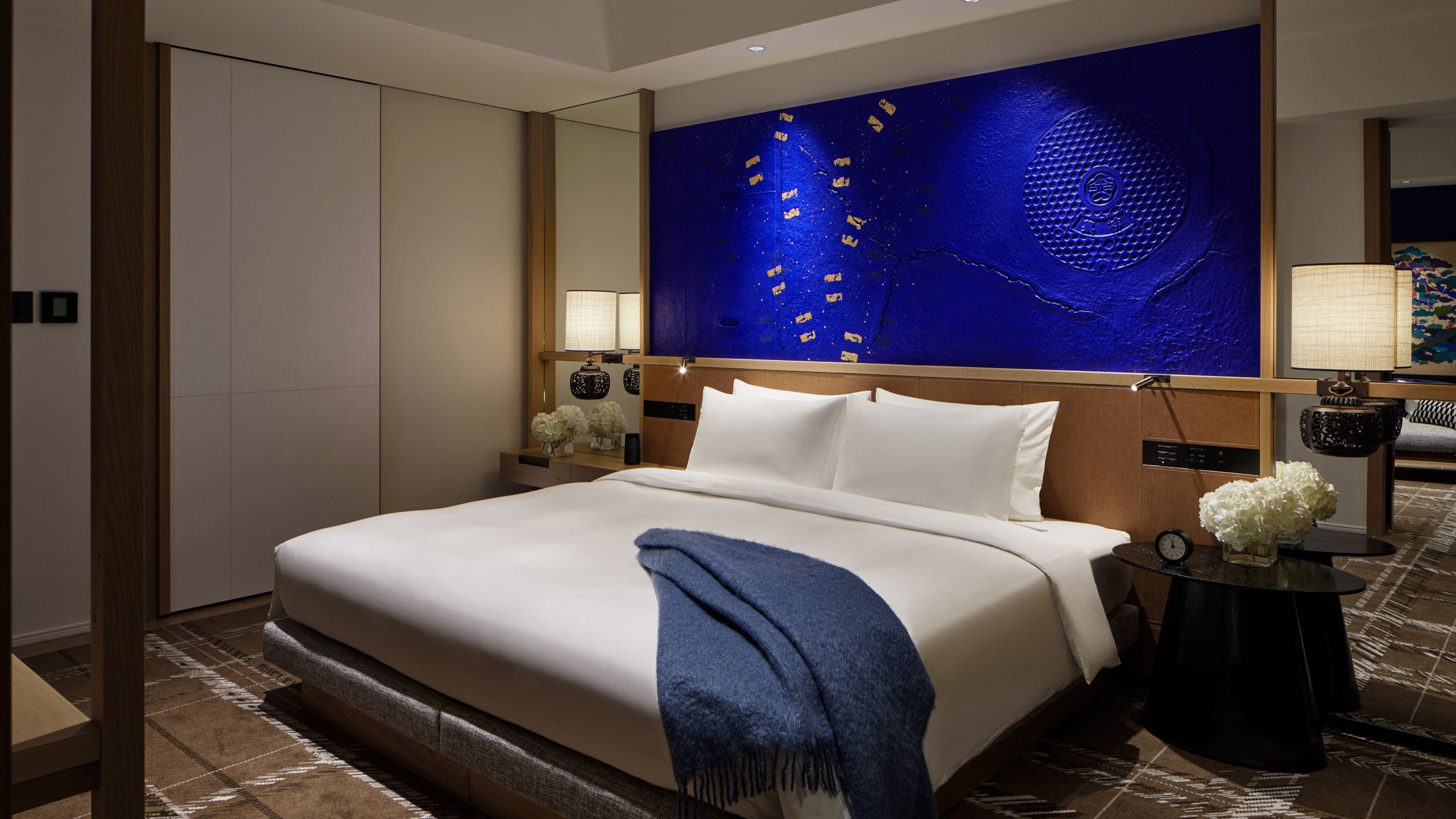 Hyatt Centric Kanazawa Suite Bedroom Night
