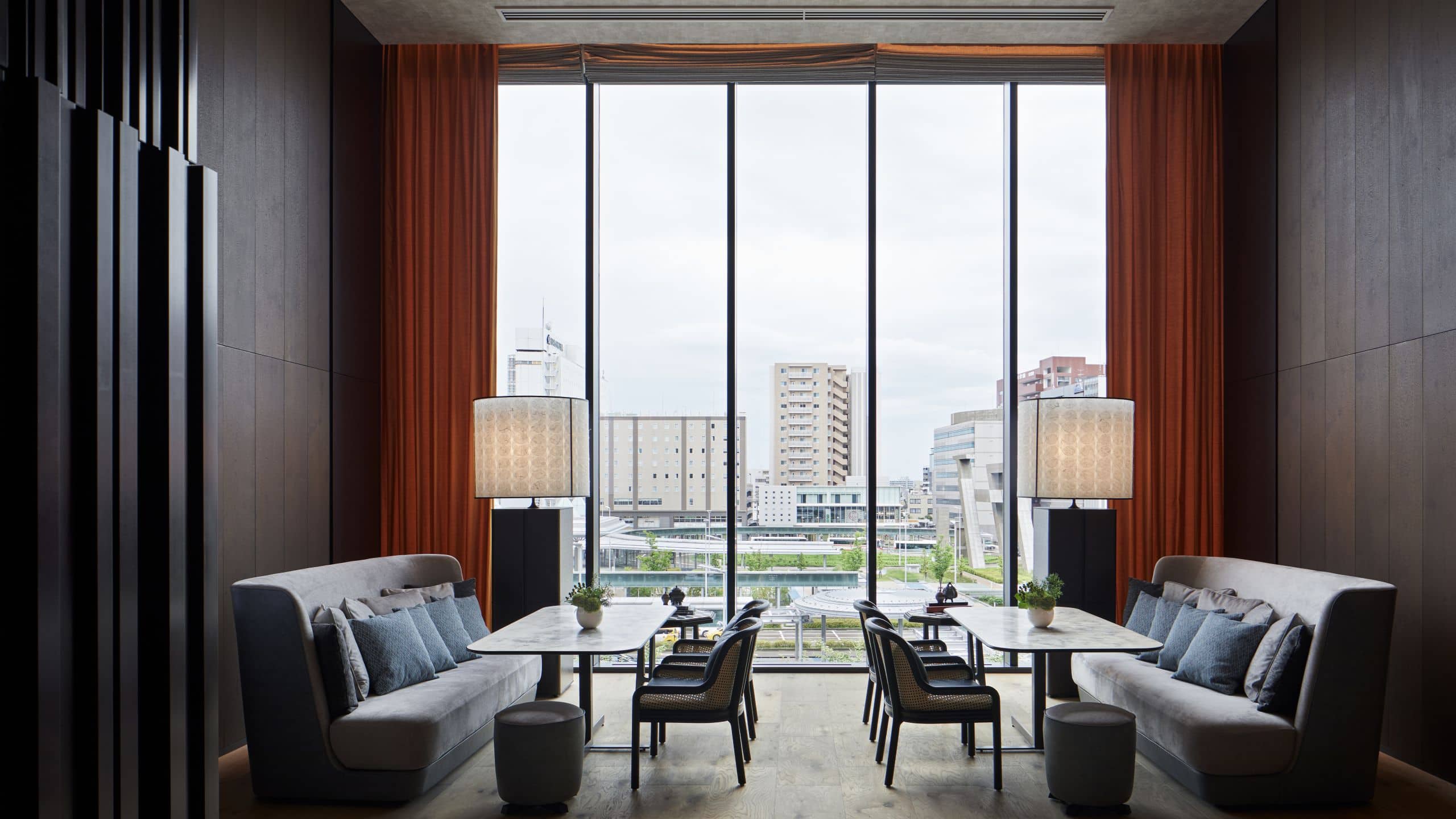 Hyatt Centric Kanazawa FIVE Lounge Table Seats Daytime
