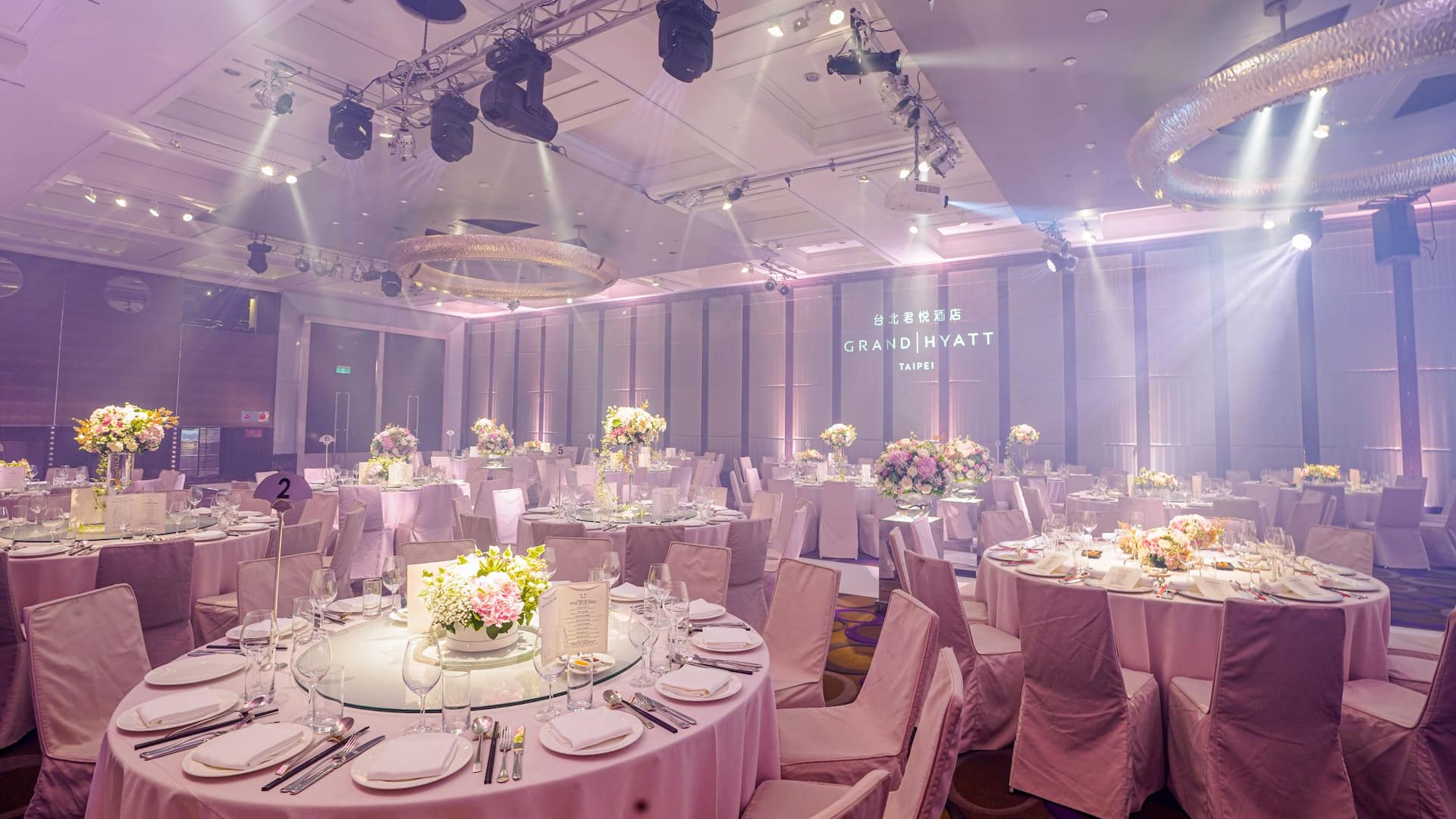 Grand Hyatt Taipei Wedding Fair Setup