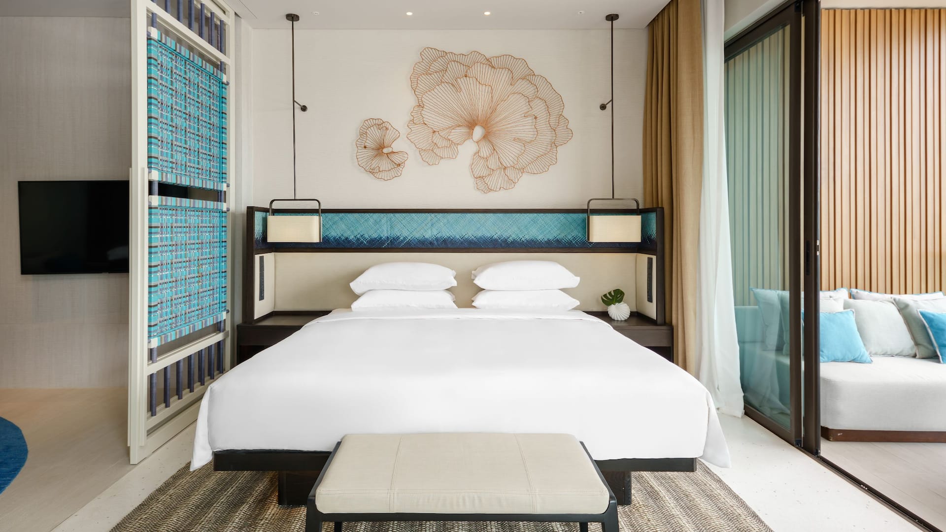 1 of 9 Hyatt Regency Koh Samui Regency Suite Bedroom