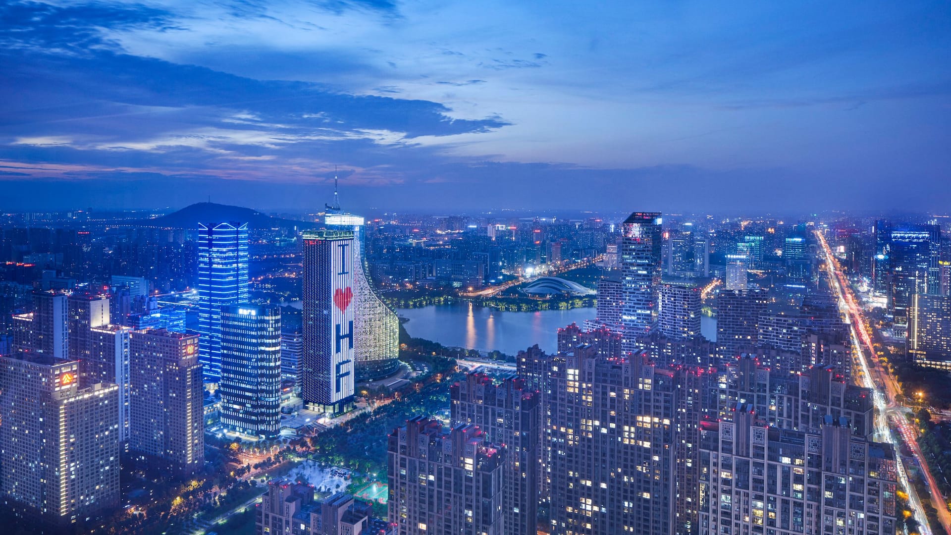 Grand Hyatt Hefei Night View