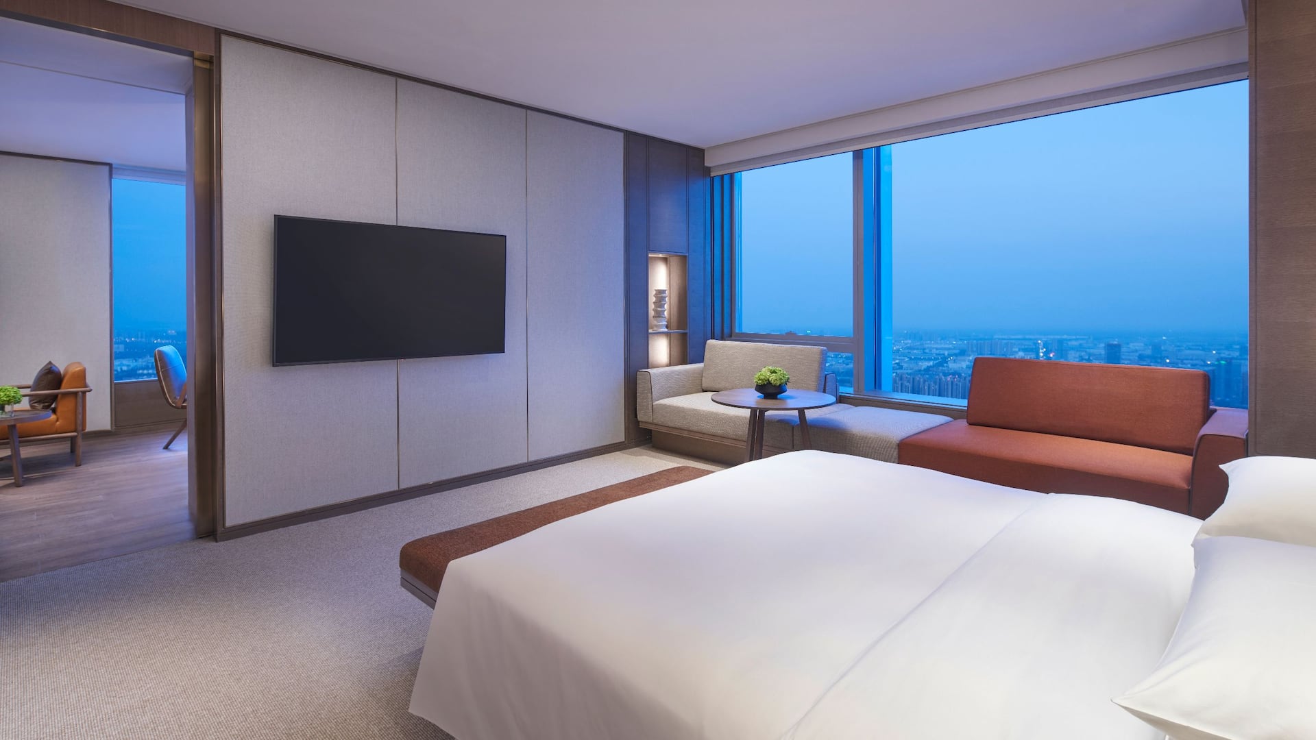 1 of 3 Grand Hyatt Hefei Grand Executive Suite Bedroom