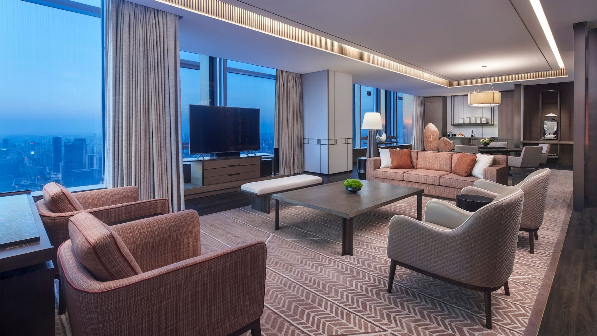 2 of 3 Grand Hyatt Hefei Presidential Suite Living Room