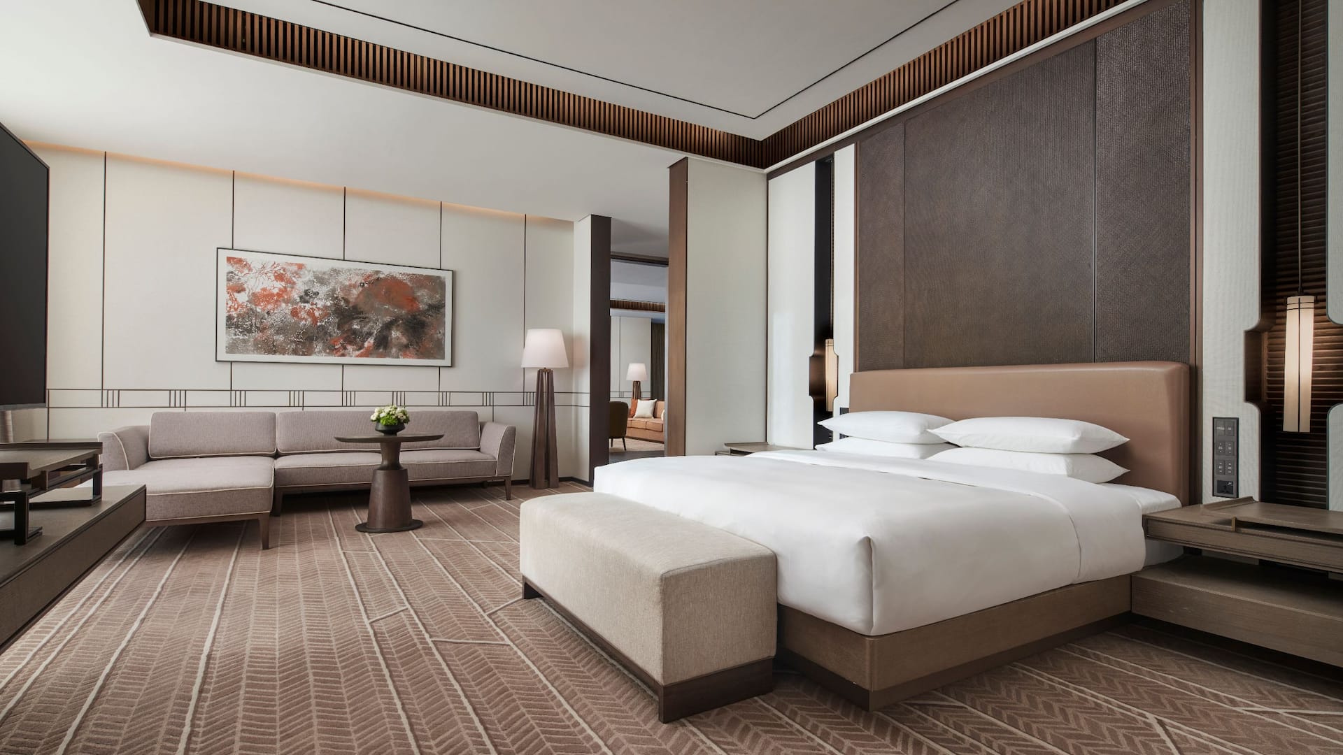 1 of 3 Grand Hyatt Hefei Presidential Suite Bedroom