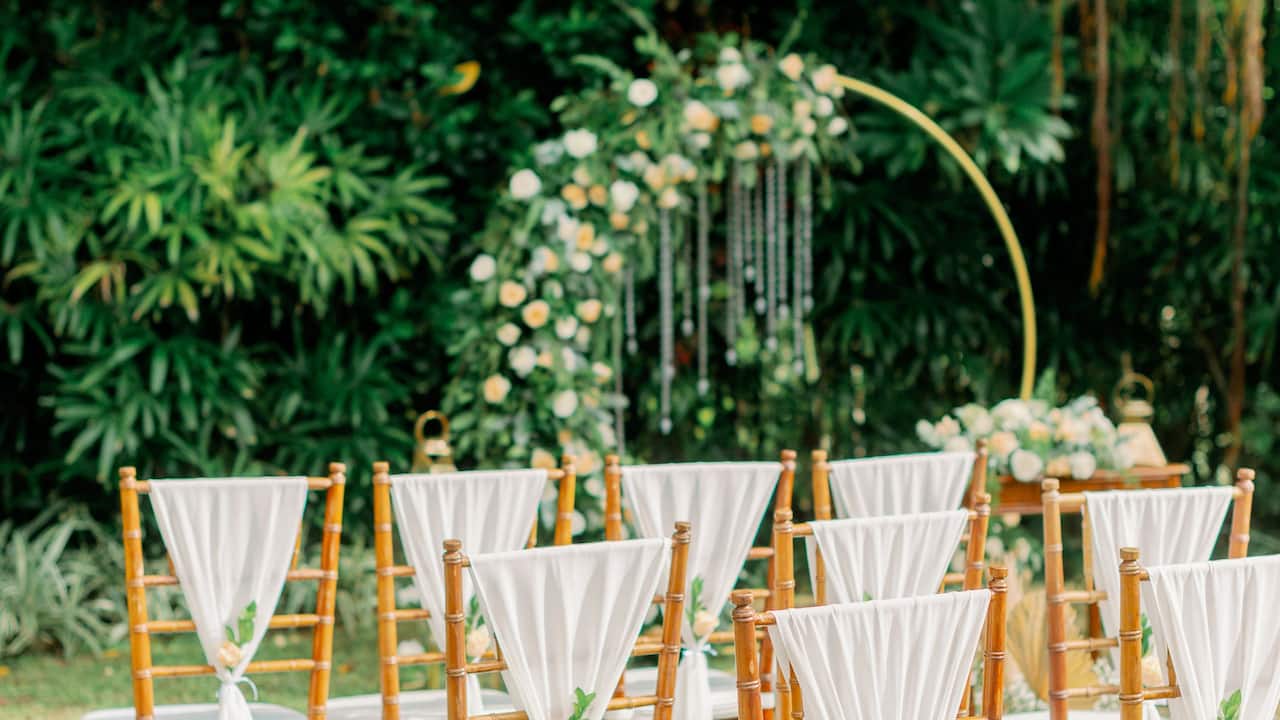 Garden Wedding Ceremony in Sanur, Hyatt Regency Bali