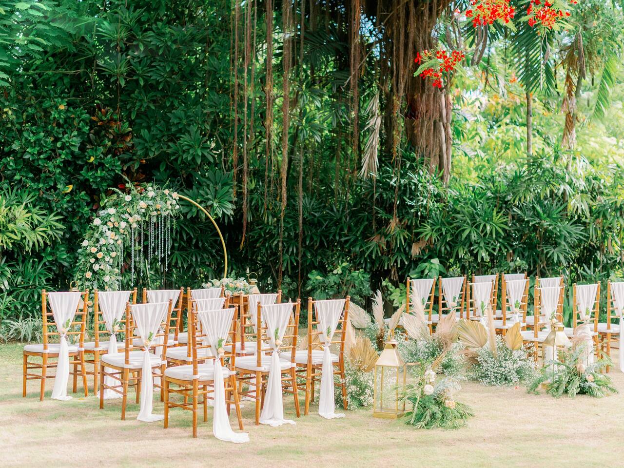 The Hyatt Regency, Wantilan Ballroom Banquet Setup for Weddings in Sanur Bali