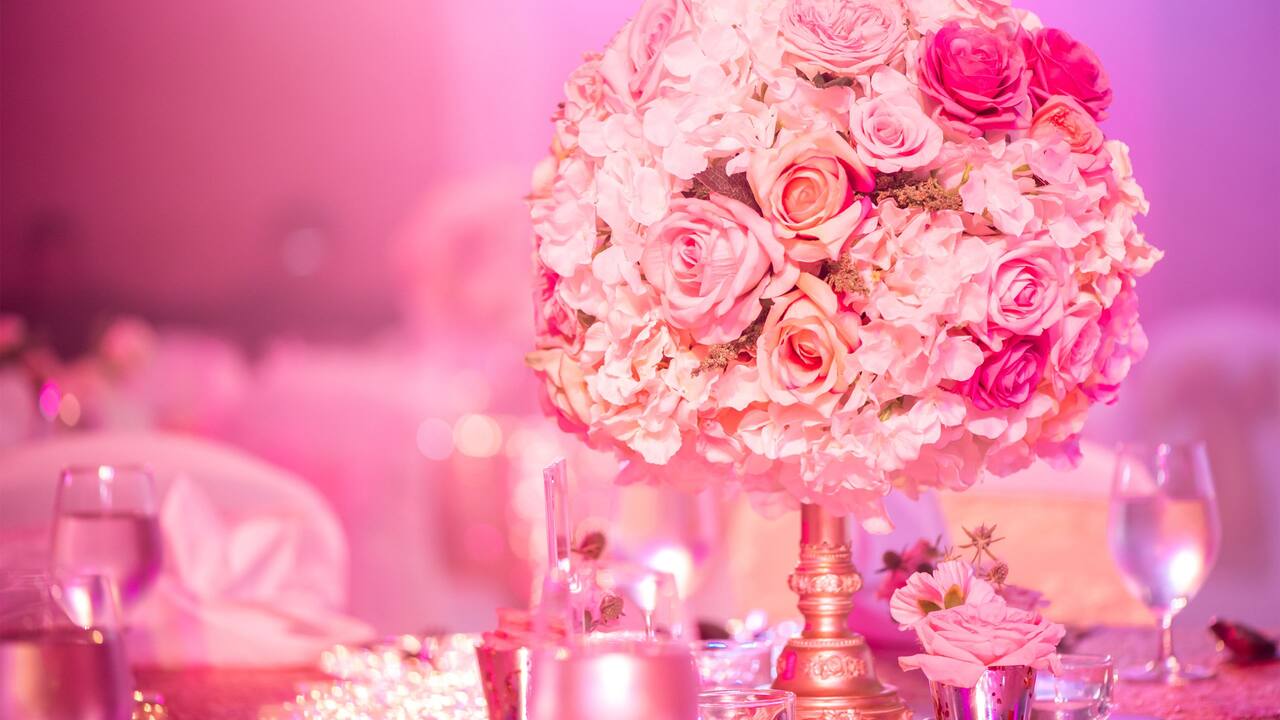 Hyatt Regency Phuket Resort Wedding Dinner Table Setup
