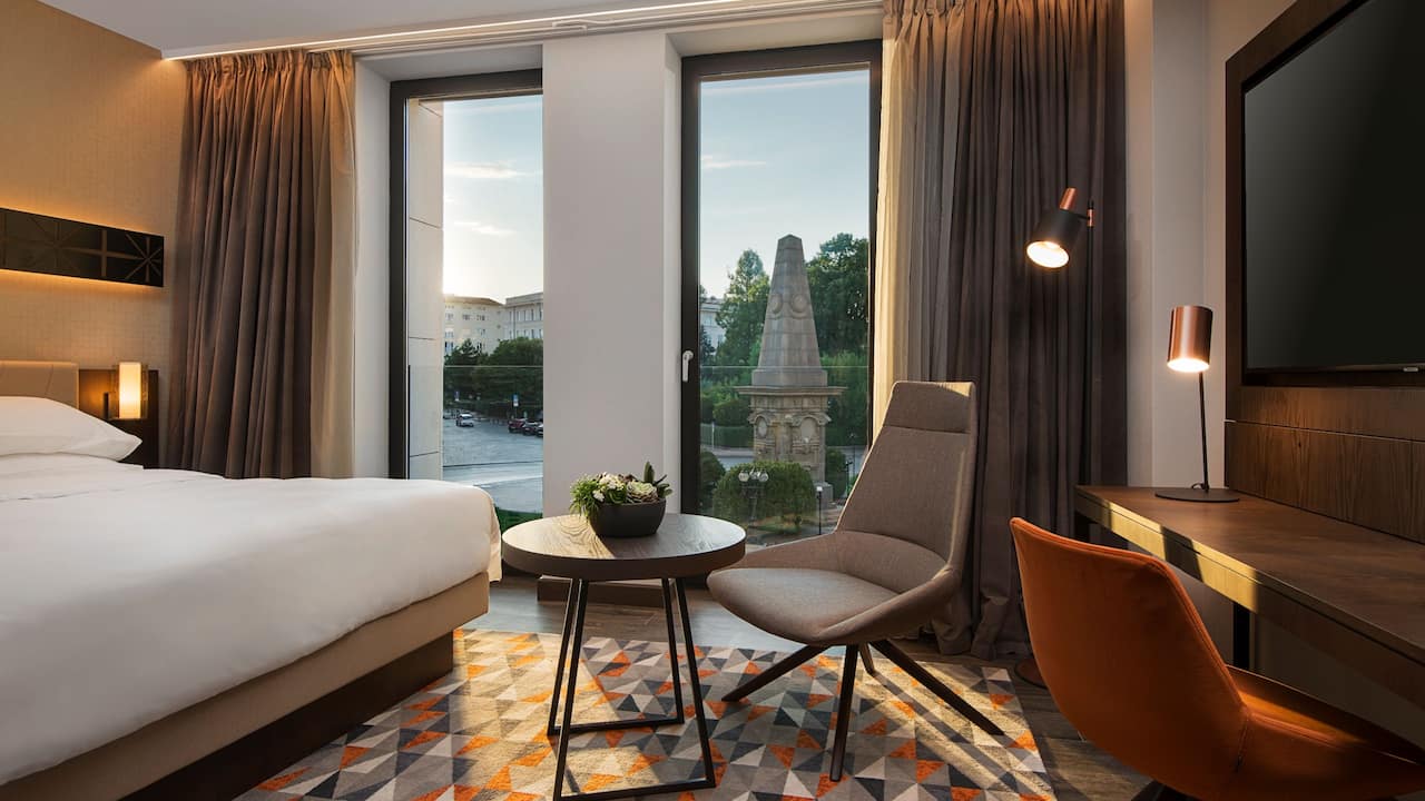 King Bed Guestroom at Hotel Hyatt Regency Sofia