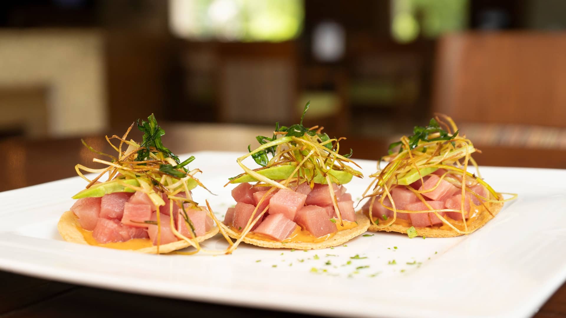 Hyatt Regency Villahermosa Tuna Tostada