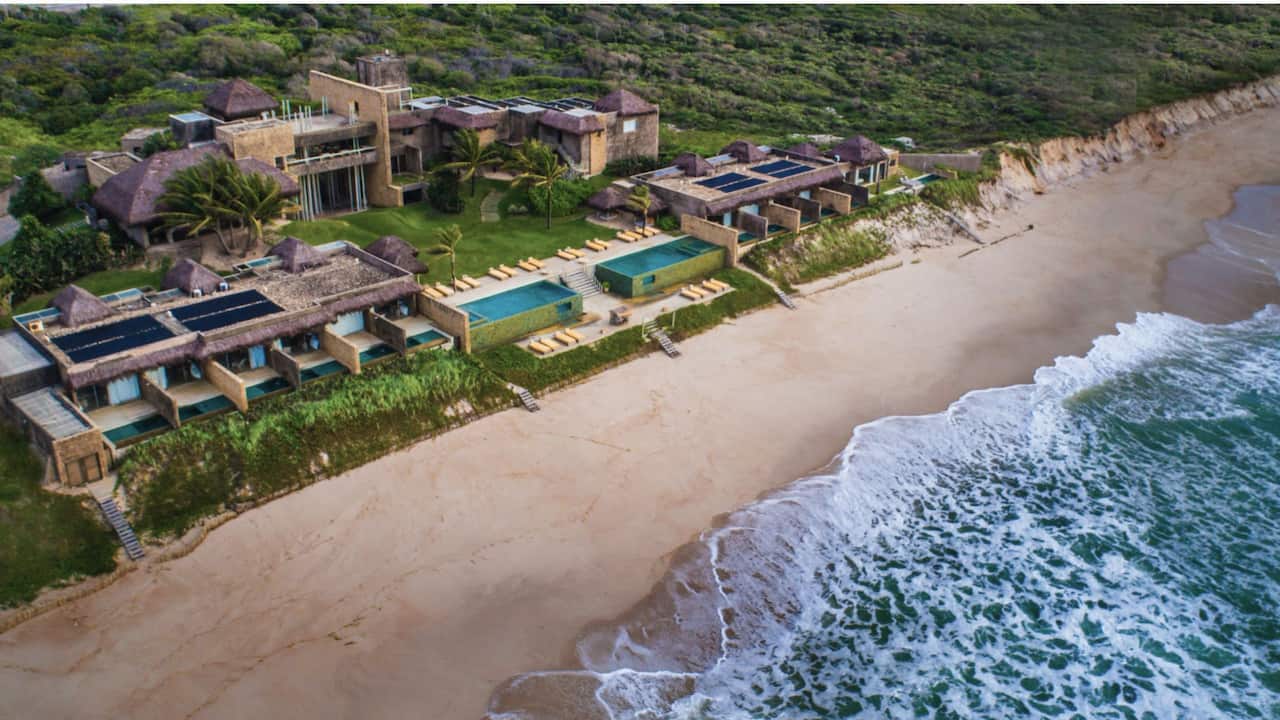 Ariel beach view