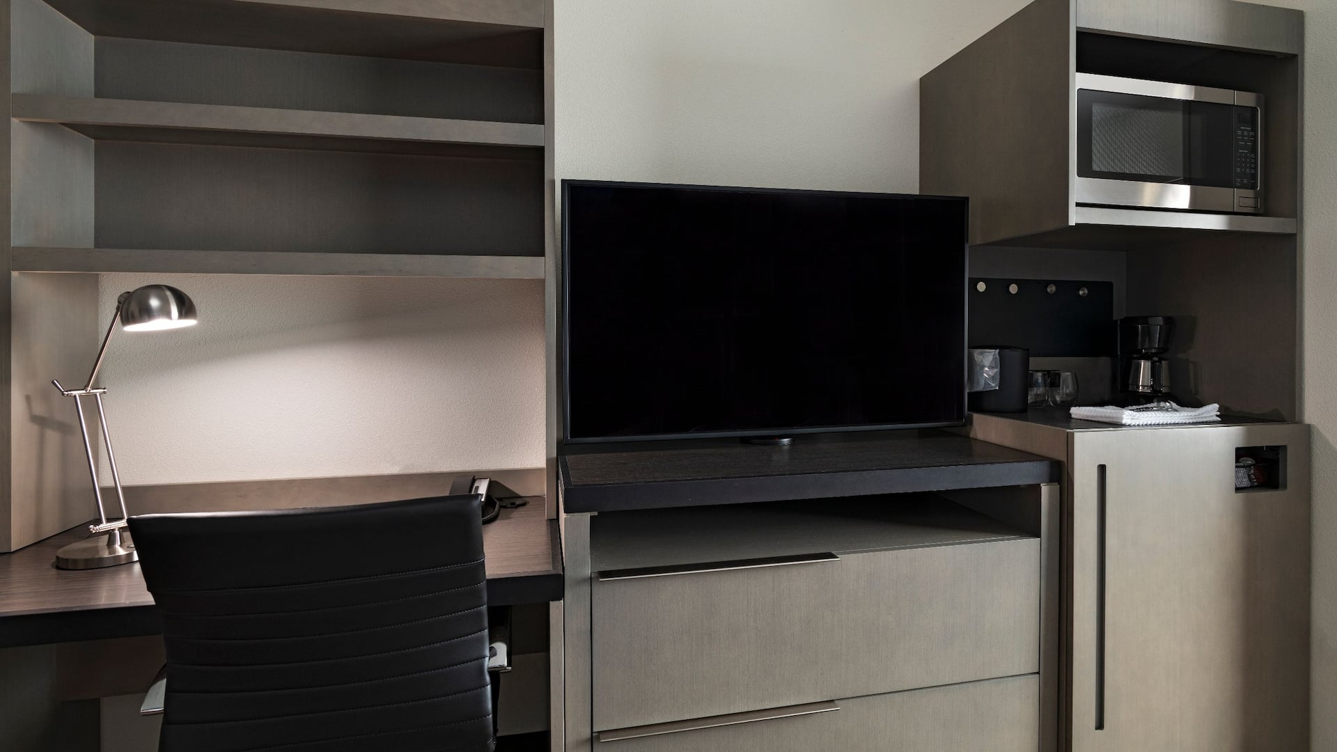 3 of 3 Hyatt House Carlsbad Den Guestroom TV Console