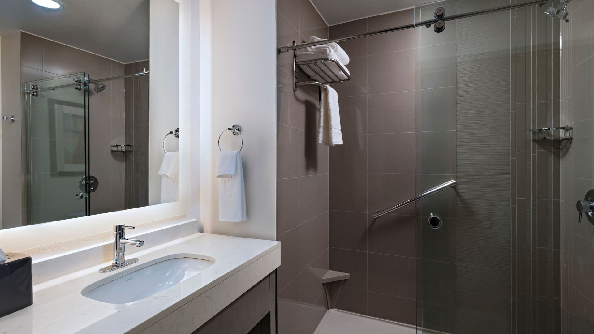 3 of 5 Hyatt House Carlsbad Bathroom with Shower