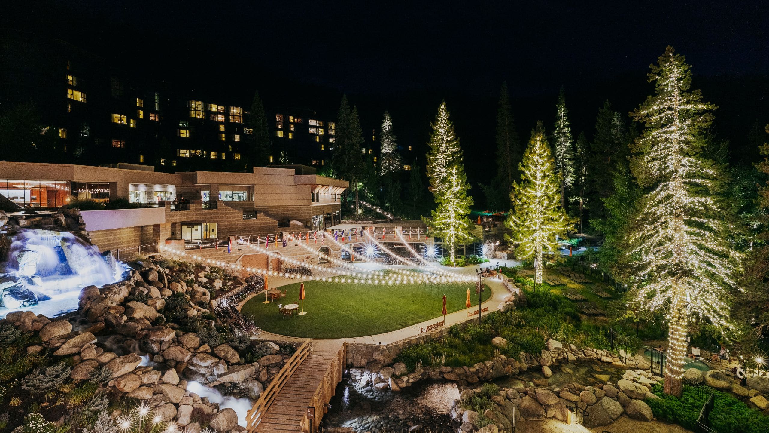 1 of 1 Resort at Squaw Creek Pavilion Summer Night