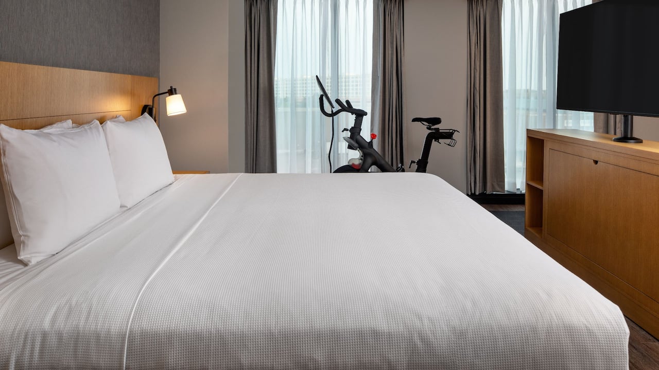 Hyatt Place Boston / Seaport District Specialty Bike Fitness Room King Bed with Kitchenette Seaport