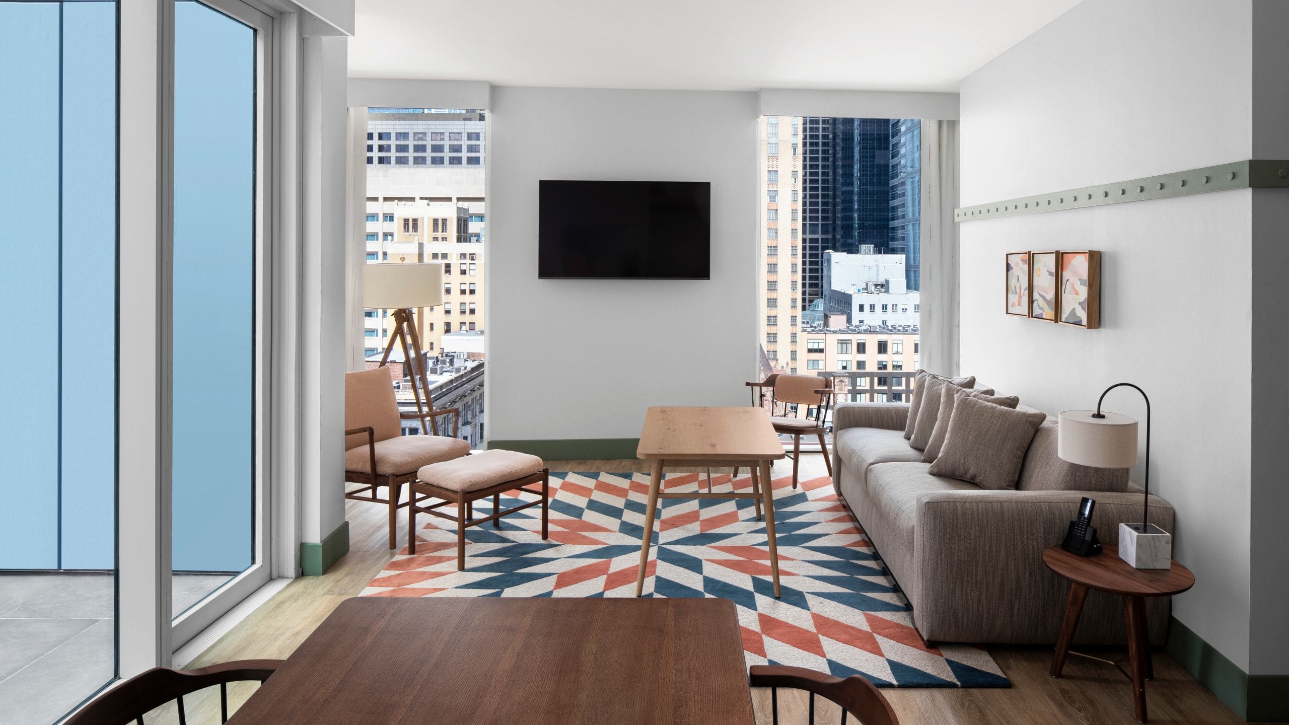 1 of 5 Hyatt Centric Center City Philadelphia Presidential Suite Living Room