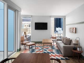 Hyatt Centric Center City Philadelphia Presidential Suite Living Room