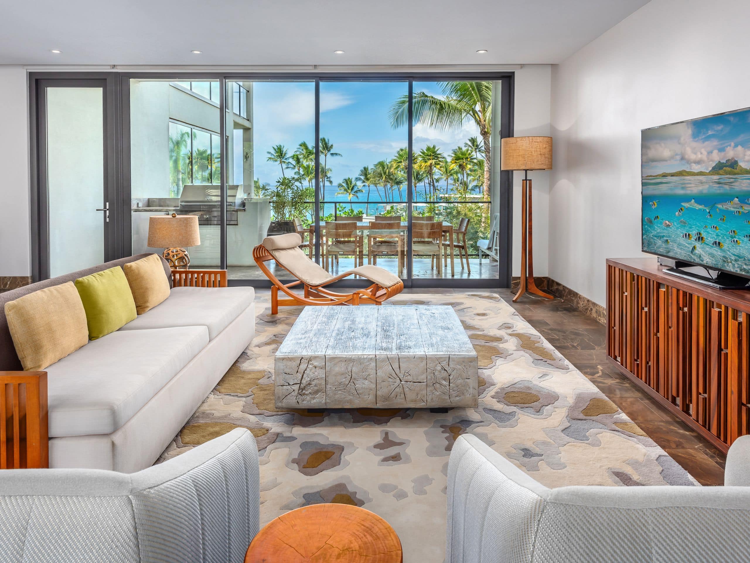 Andaz Maui at Wailea Resort Ocean View Villa Living Room