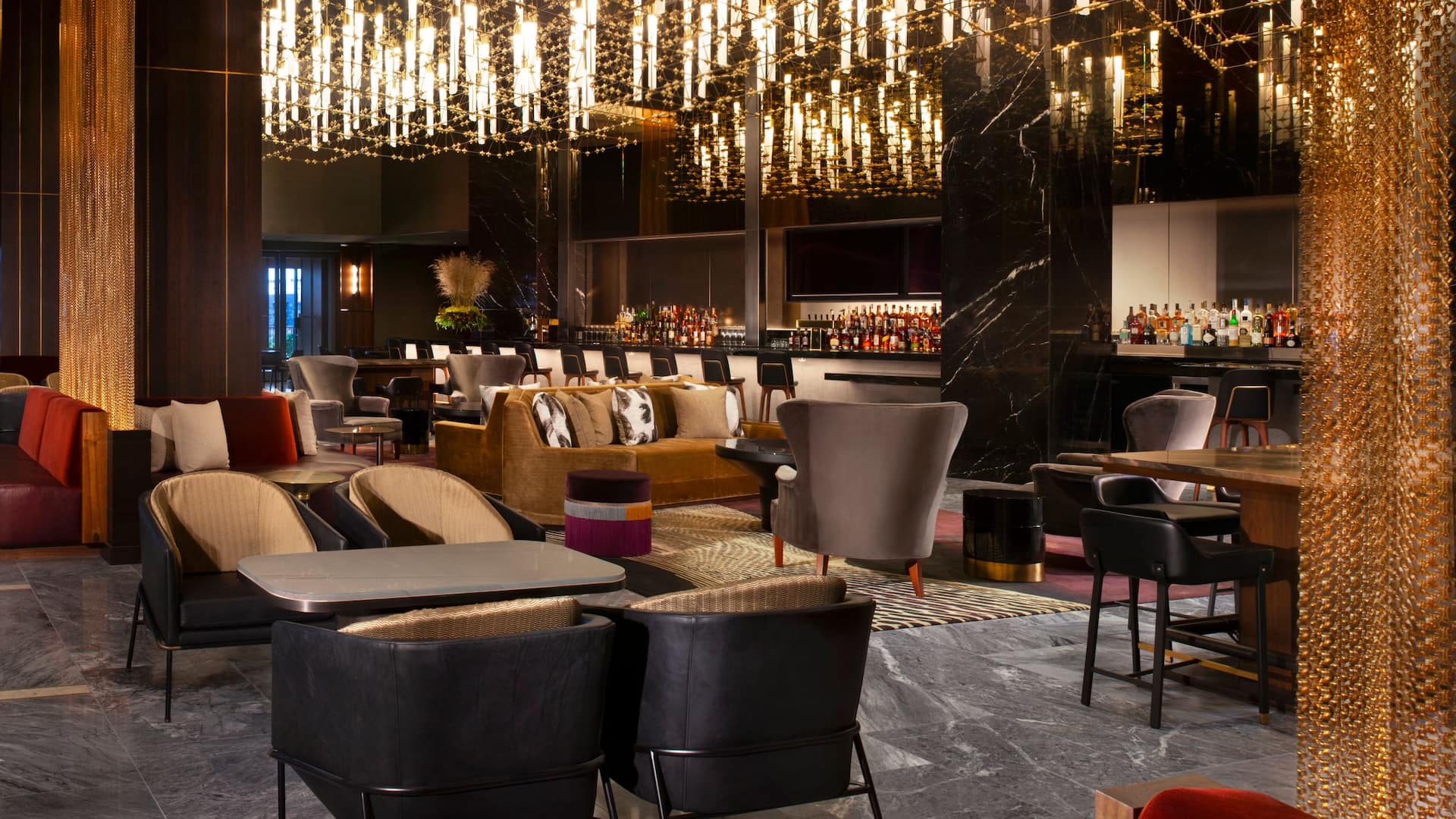 1 of 5 Grand Hyatt Nashville Aurum Lobby Lounge