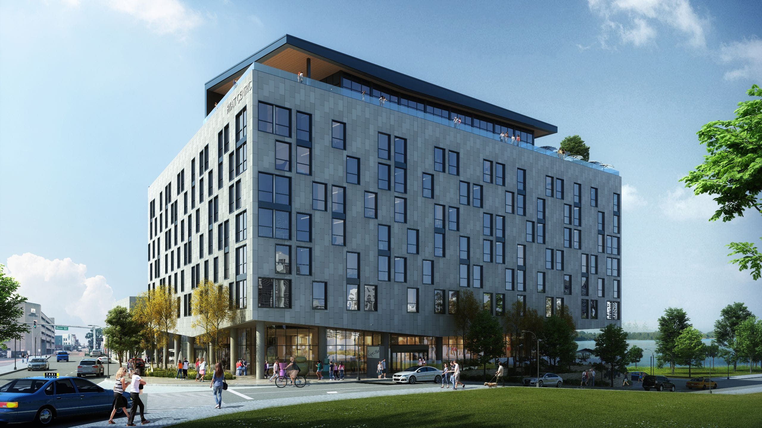 Hyatt Centric Beale Street Memphis Exterior Daytime