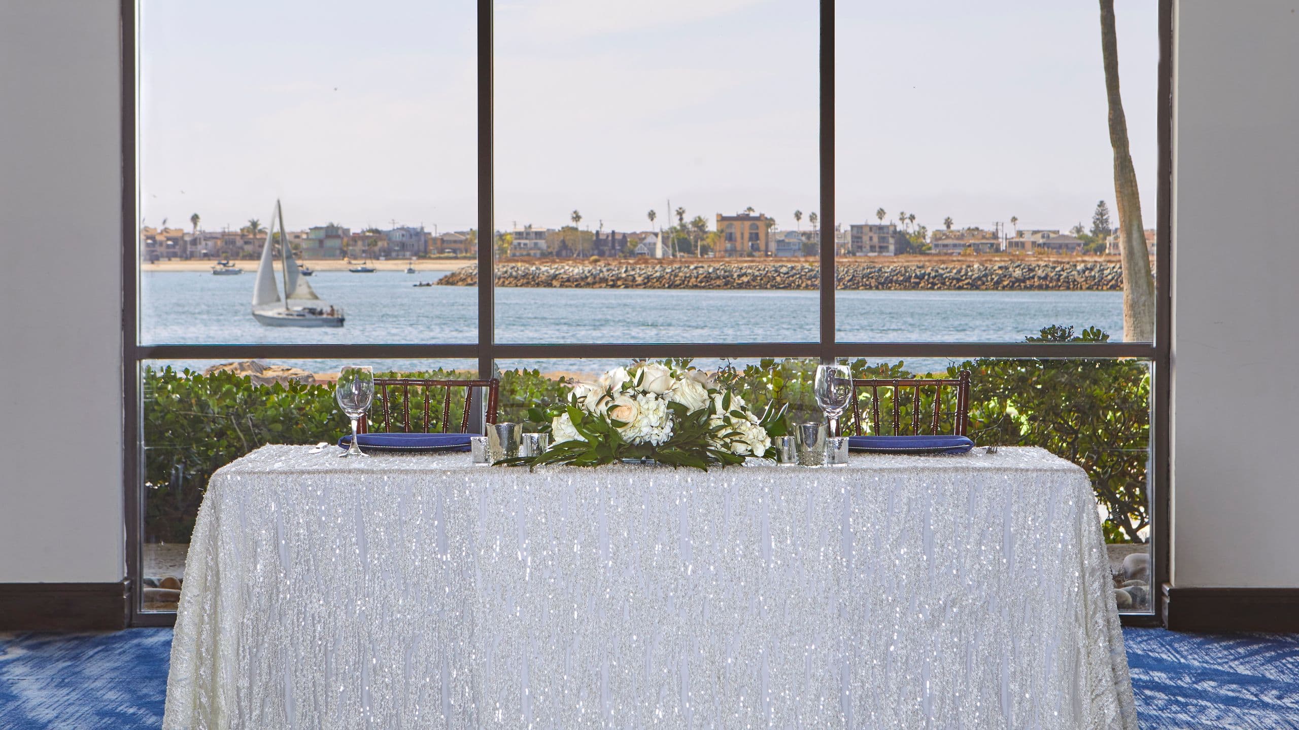 Hyatt Regency Mission Bay Spa and Marina Head Table Bayview