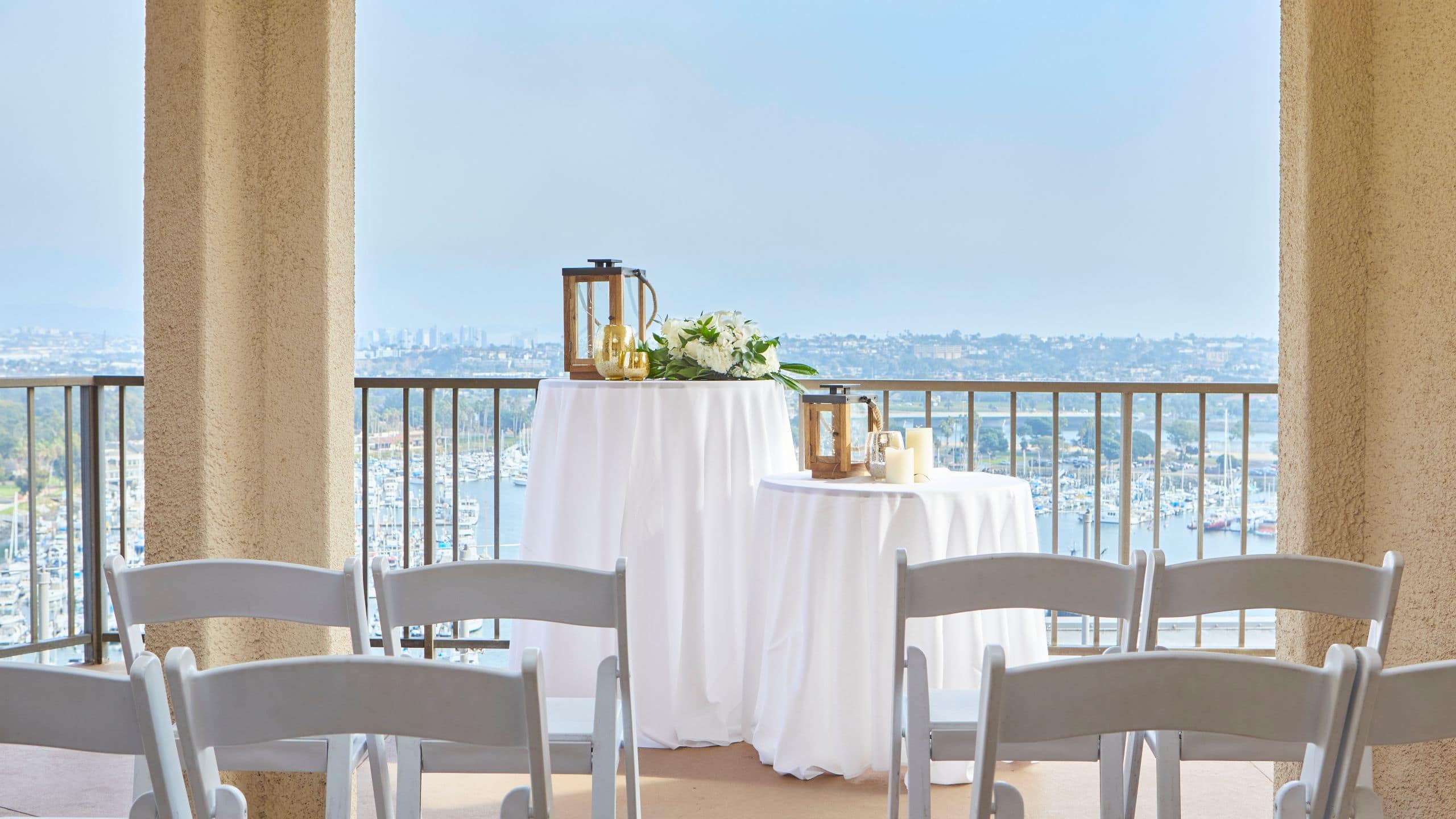 Hyatt Regency Mission Bay Spa and Marina Tower Terrace Wedding