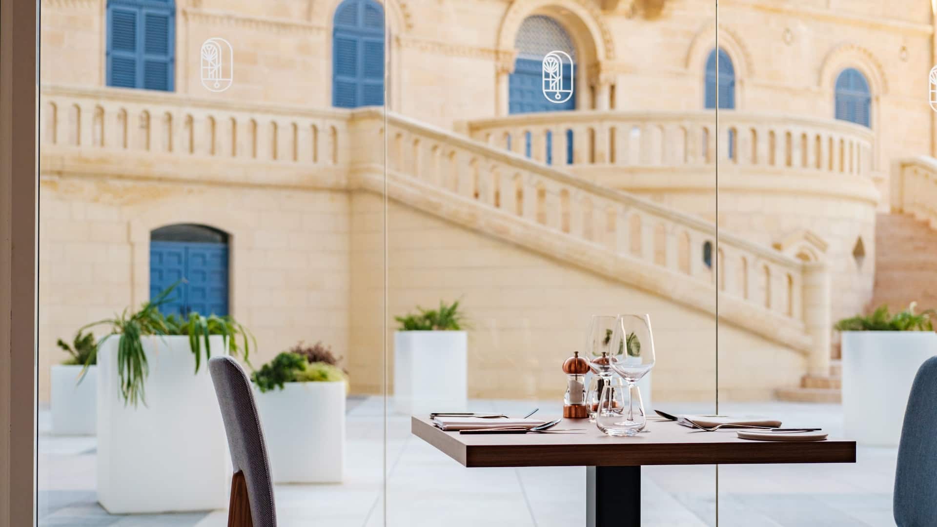 Hyatt Regency Malta SEED Restaurant Window