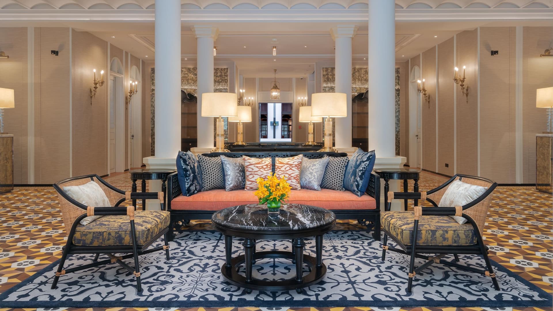 Hyatt Regency Phnom Penh Colonial House Lobby