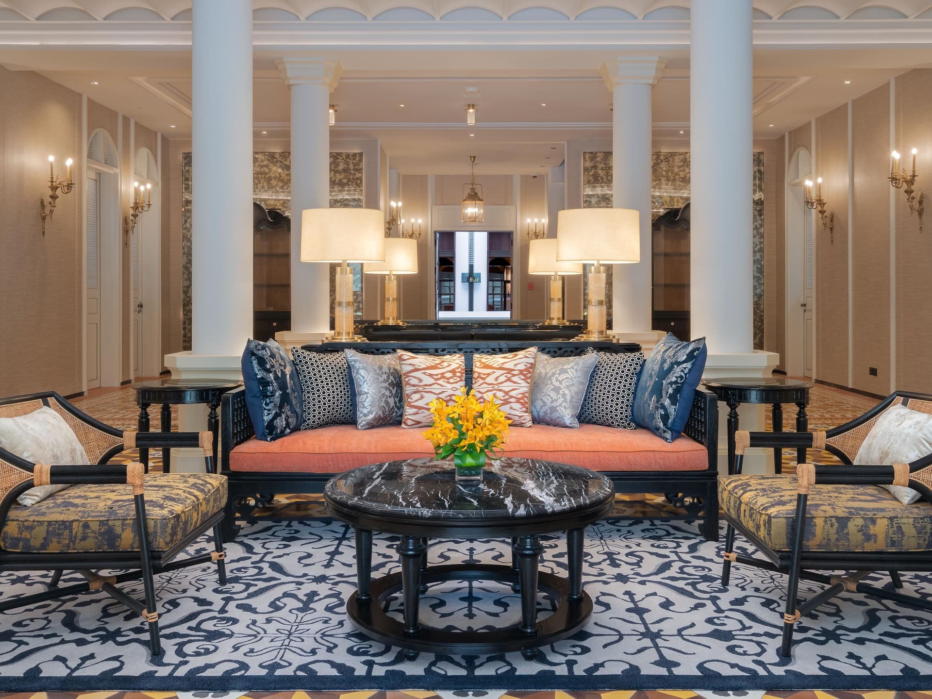 Hyatt Regency Phnom Penh Colonial House Lobby