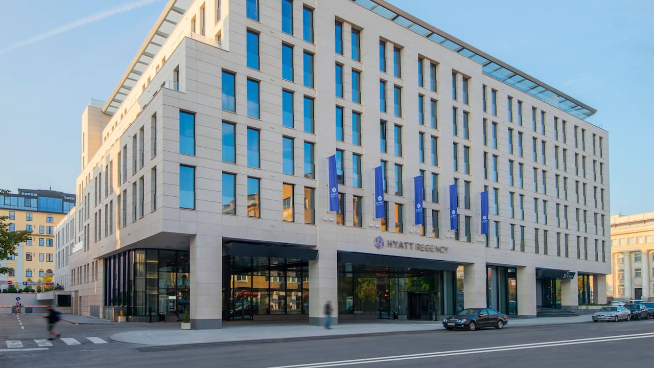 Main Entrance of Hotel Hyatt Regency Sofia