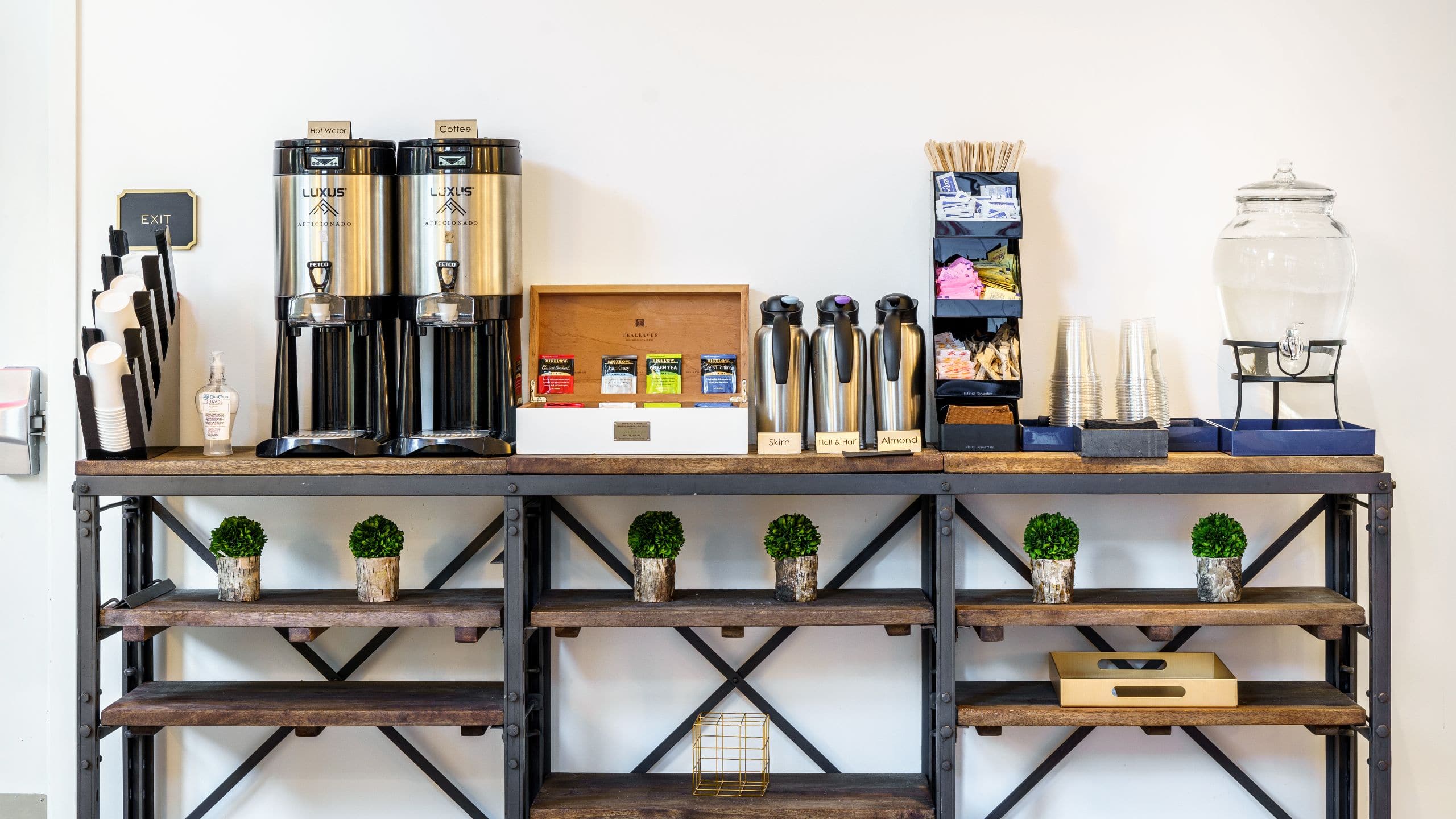 Hotel 50 Bowery Lobby Lounge Coffee Station