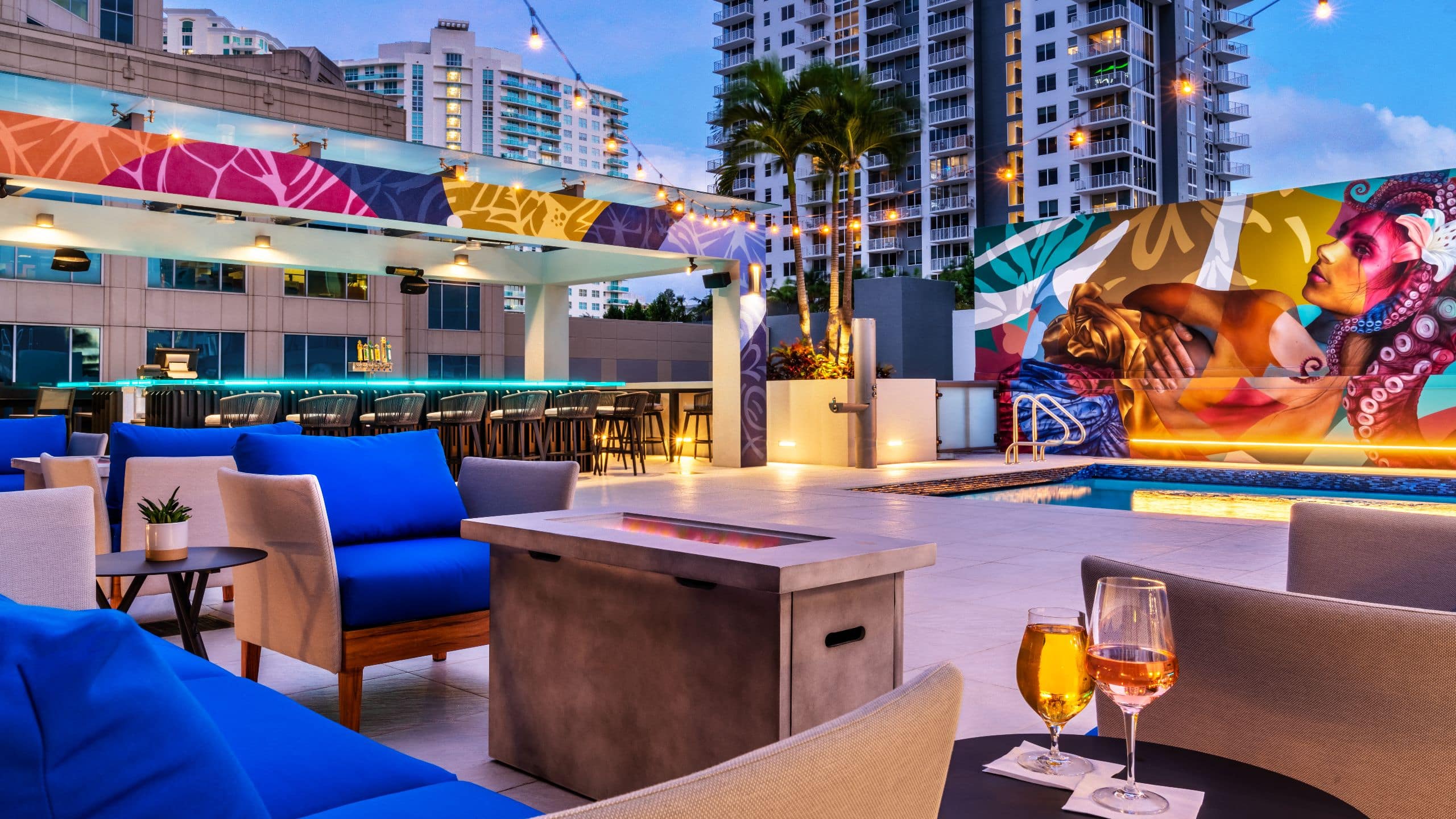 1 of 1 Hyatt Centric Las Olas Fort Lauderdale Elev8 Bar