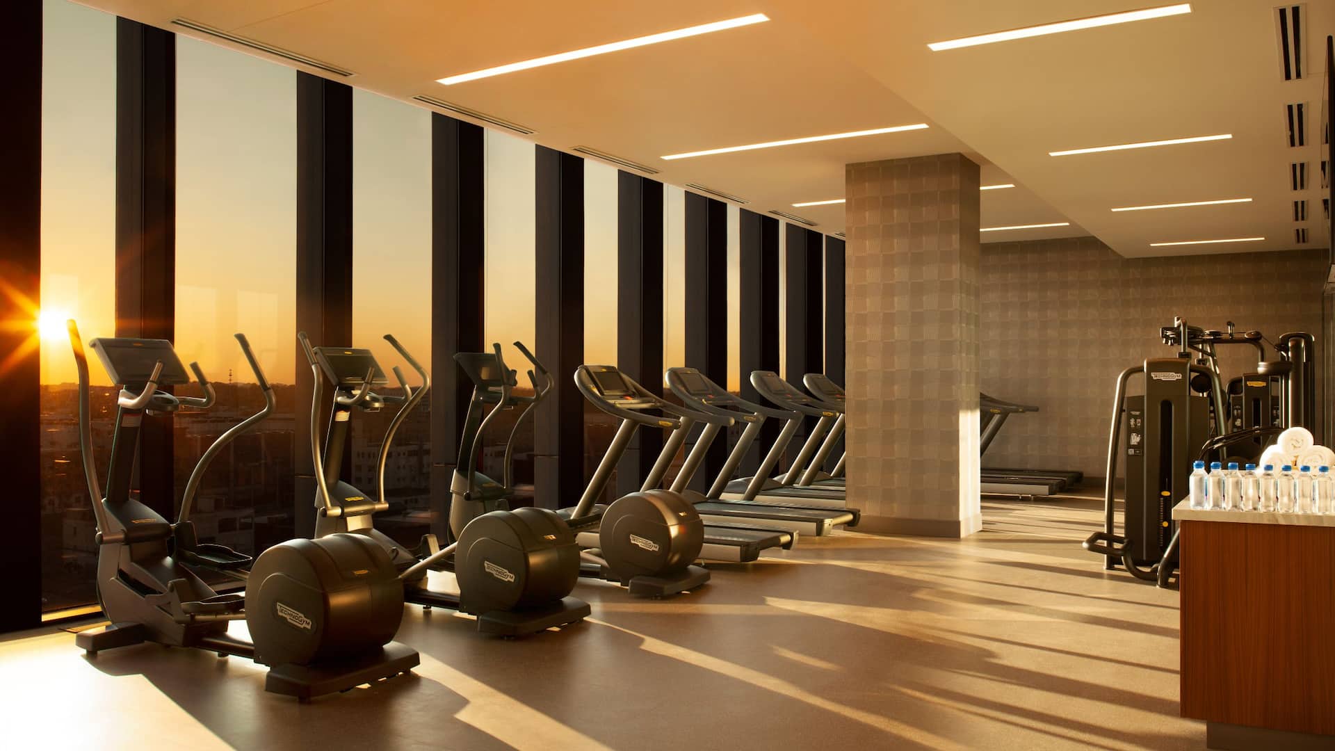Grand Hyatt Nashville Fitness Center Sunset