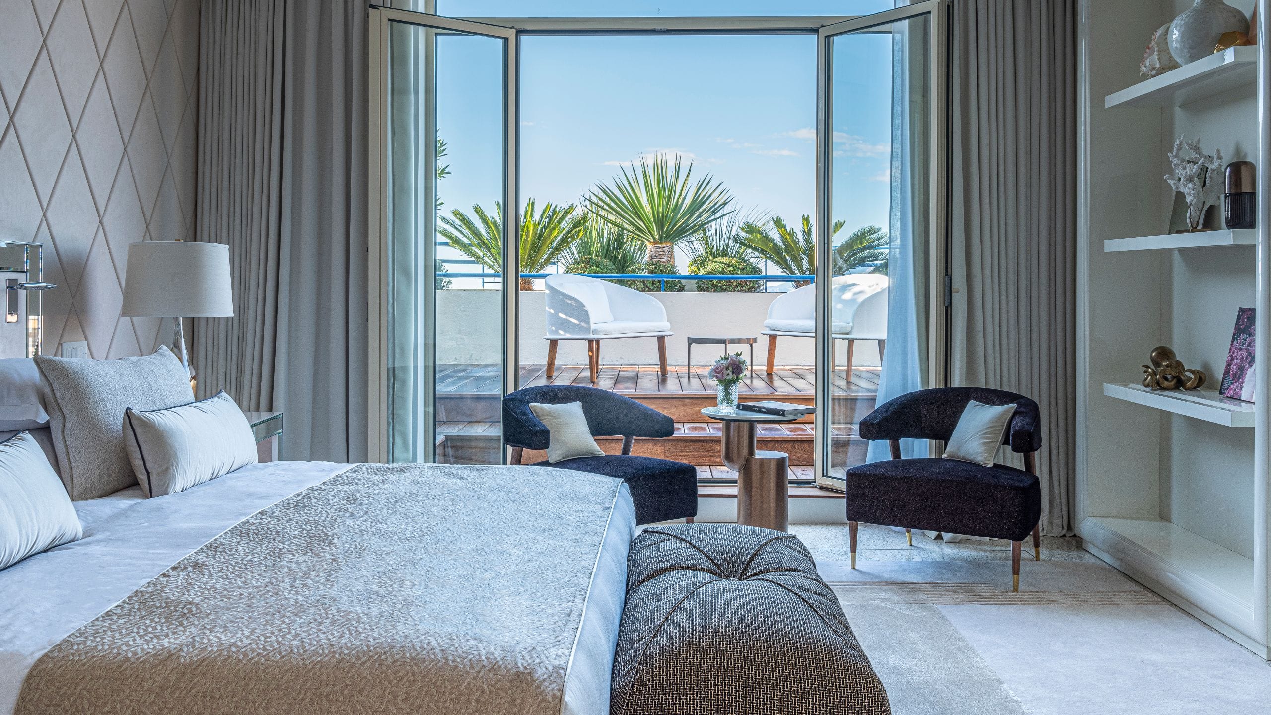 Hôtel Martinez Suite Penthouse Actress Bedroom View