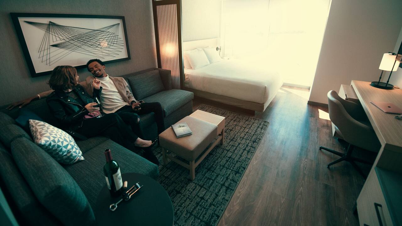Couple in Guestroom