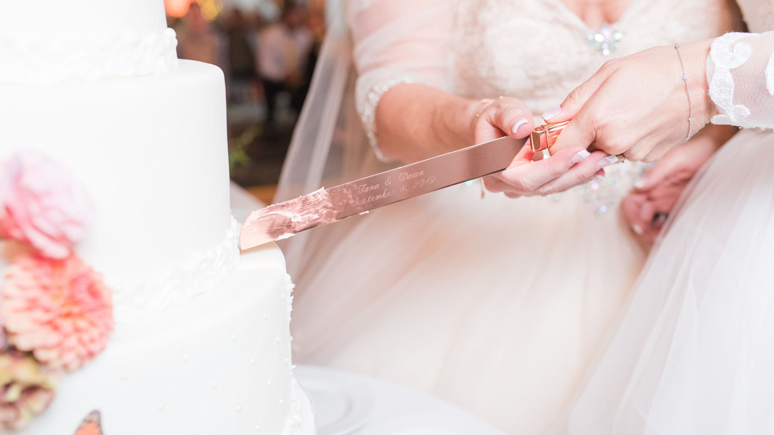 Hyatt Centric Park City Wedding Cake Cutting