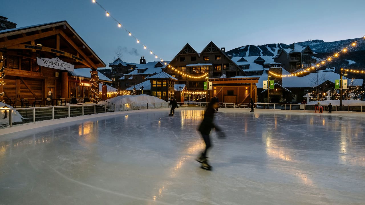 Slope Side Ice Rink Exterior