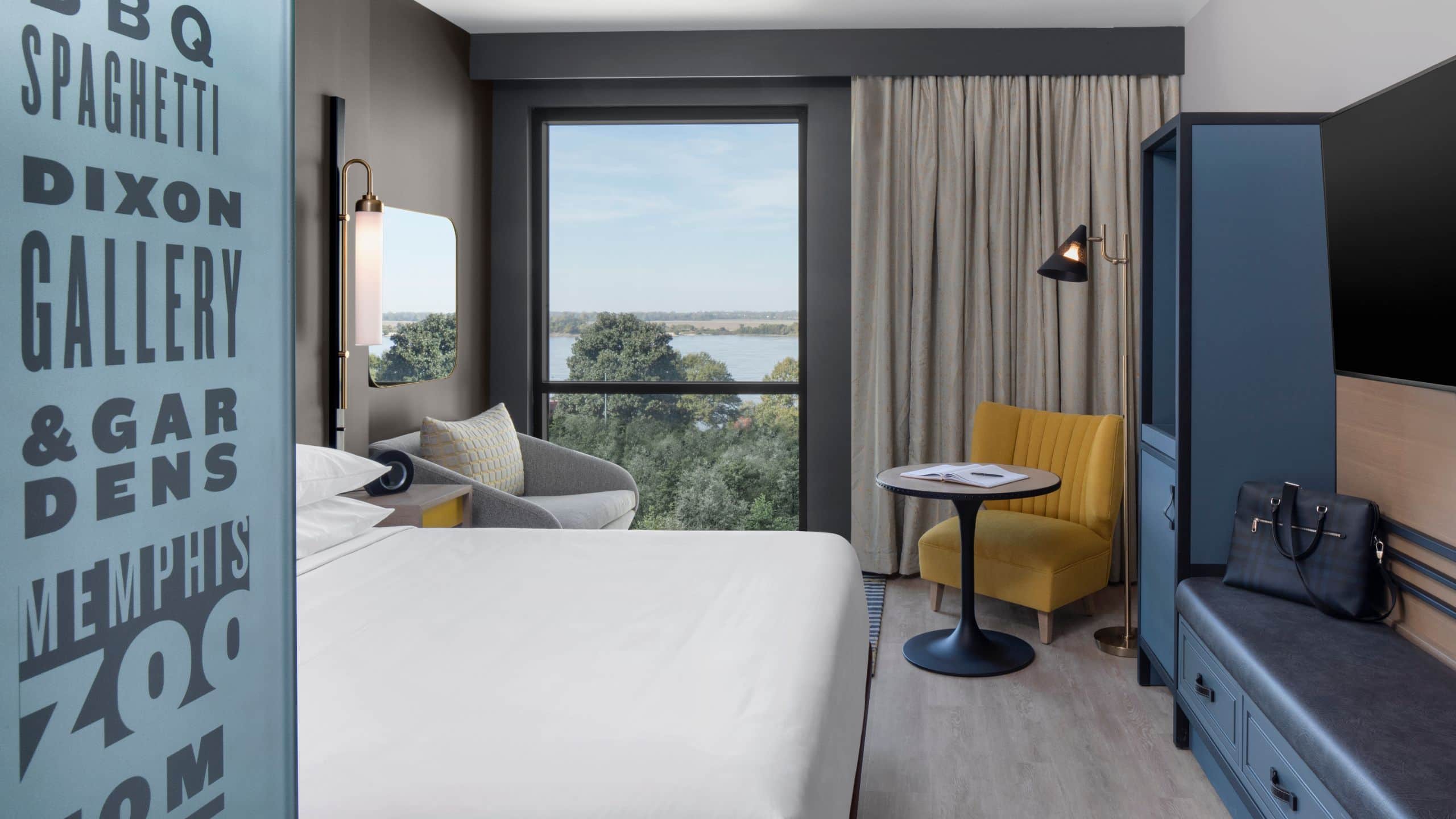 Hyatt Centric Beale Street Memphis King Guestroom