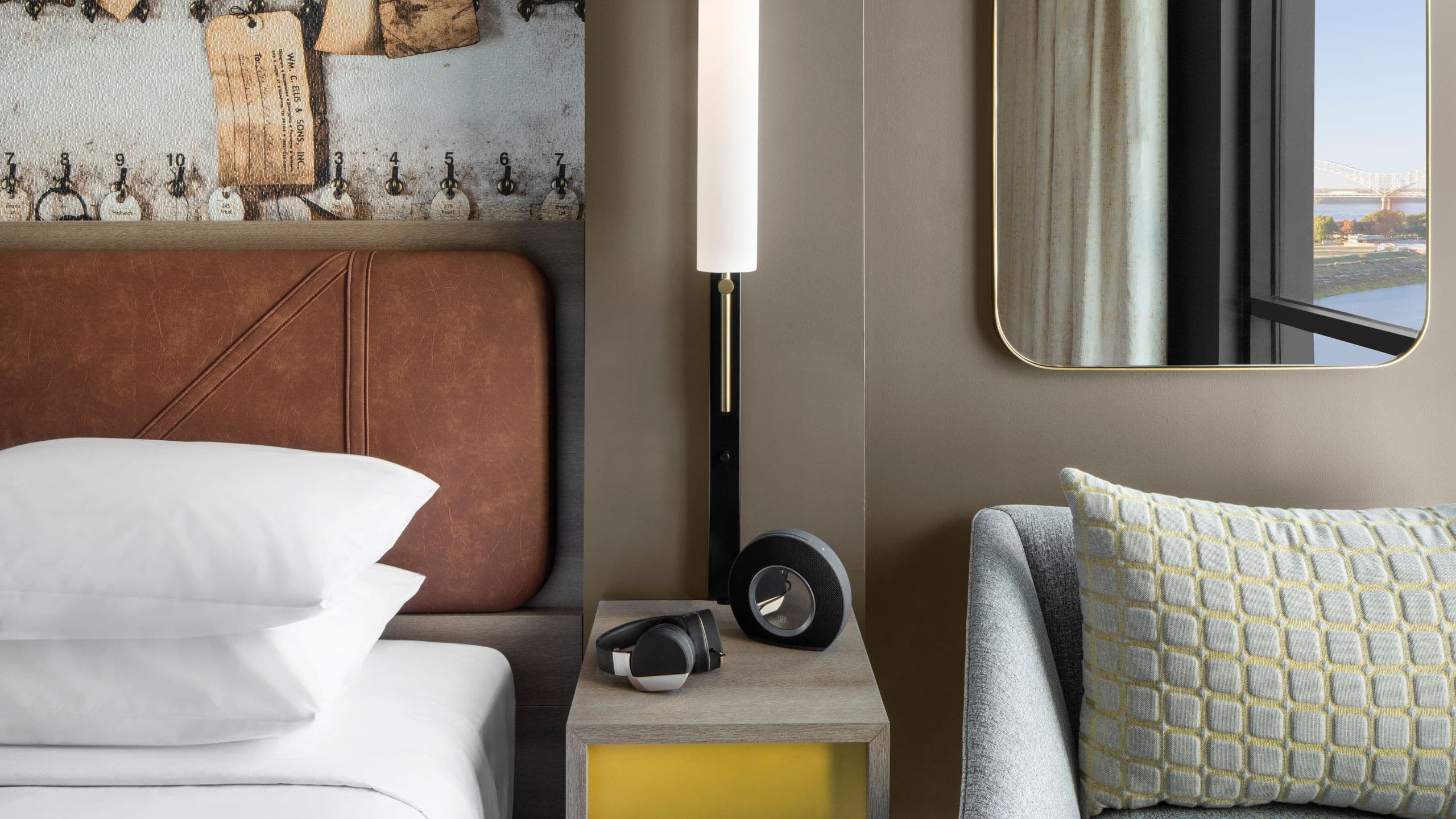Hyatt Centric Beale Street Memphis King Guestroom Nightstand