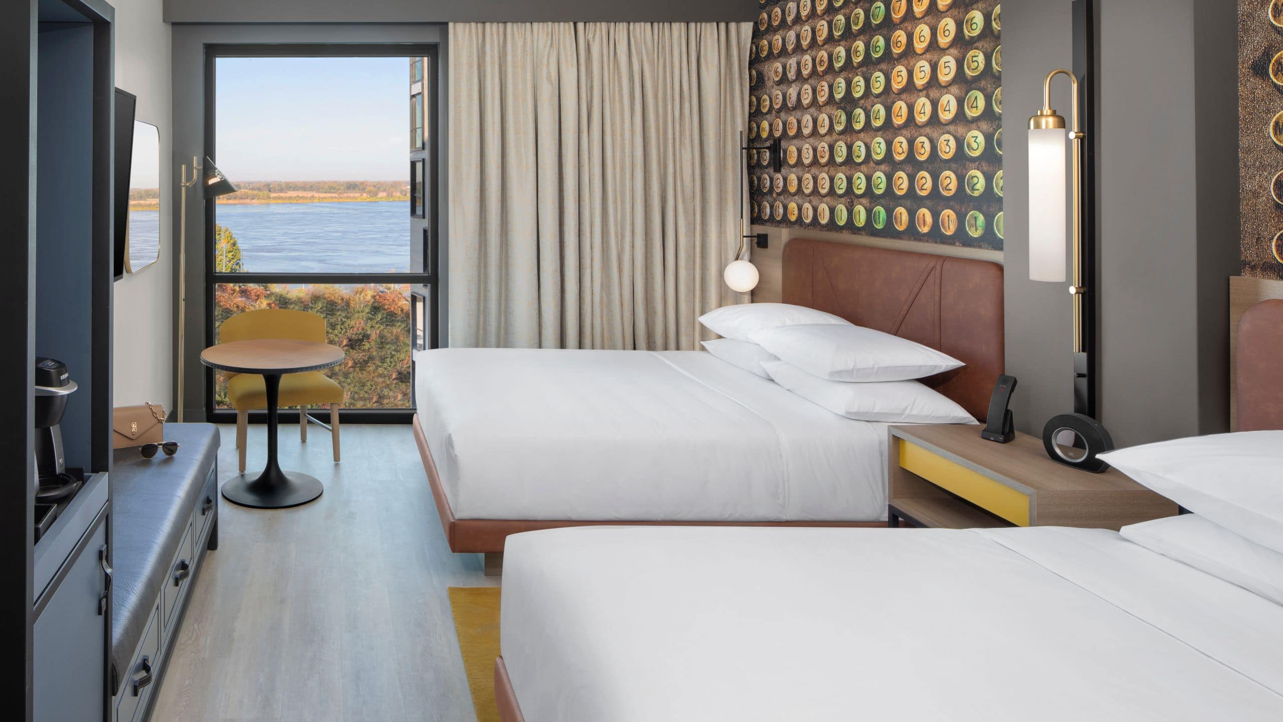 1/1 Hyatt Centric Beale Street Memphis Two Queen Guestoom