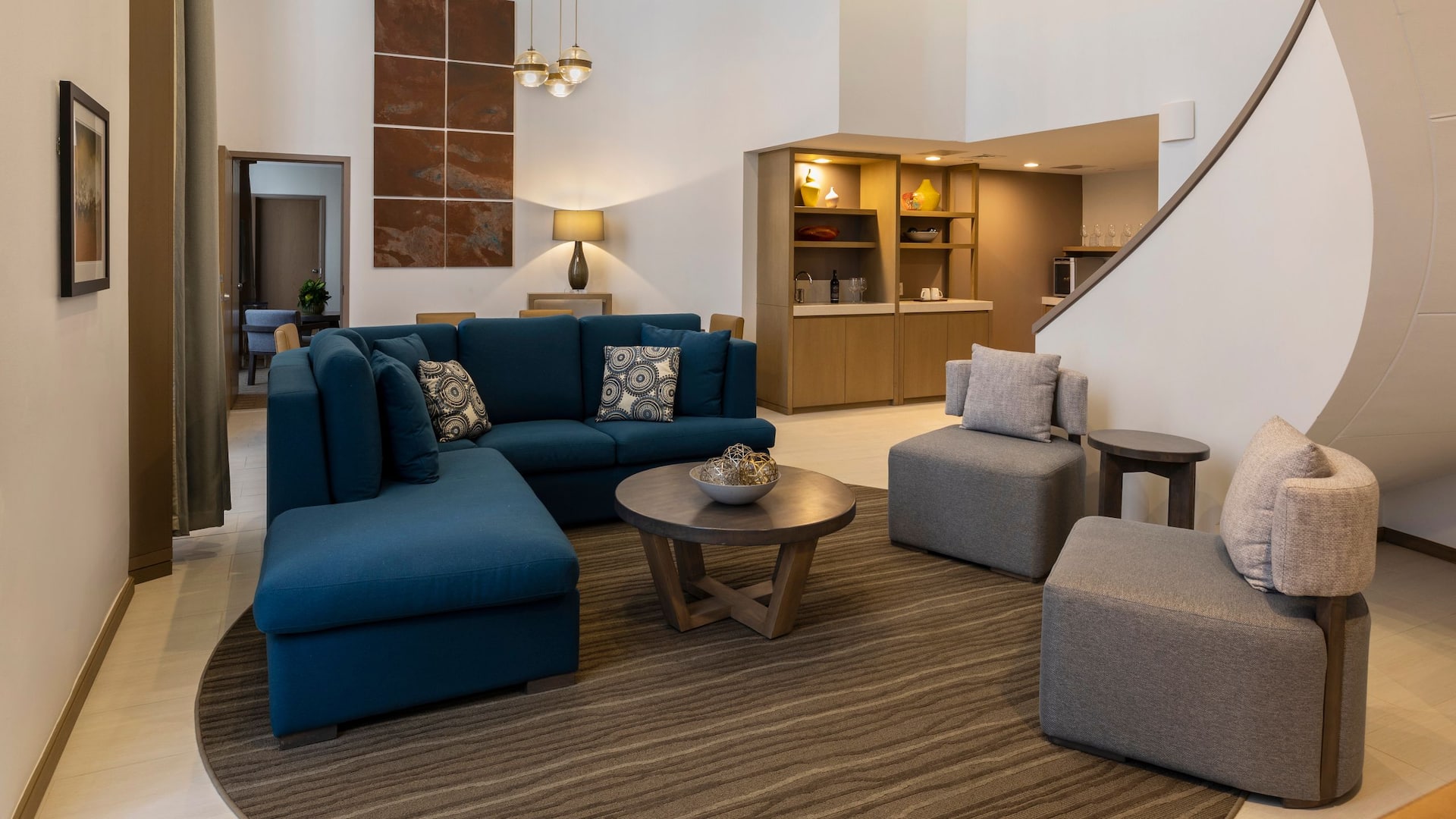 Hyatt Regency Houston Grande Suite Living Room