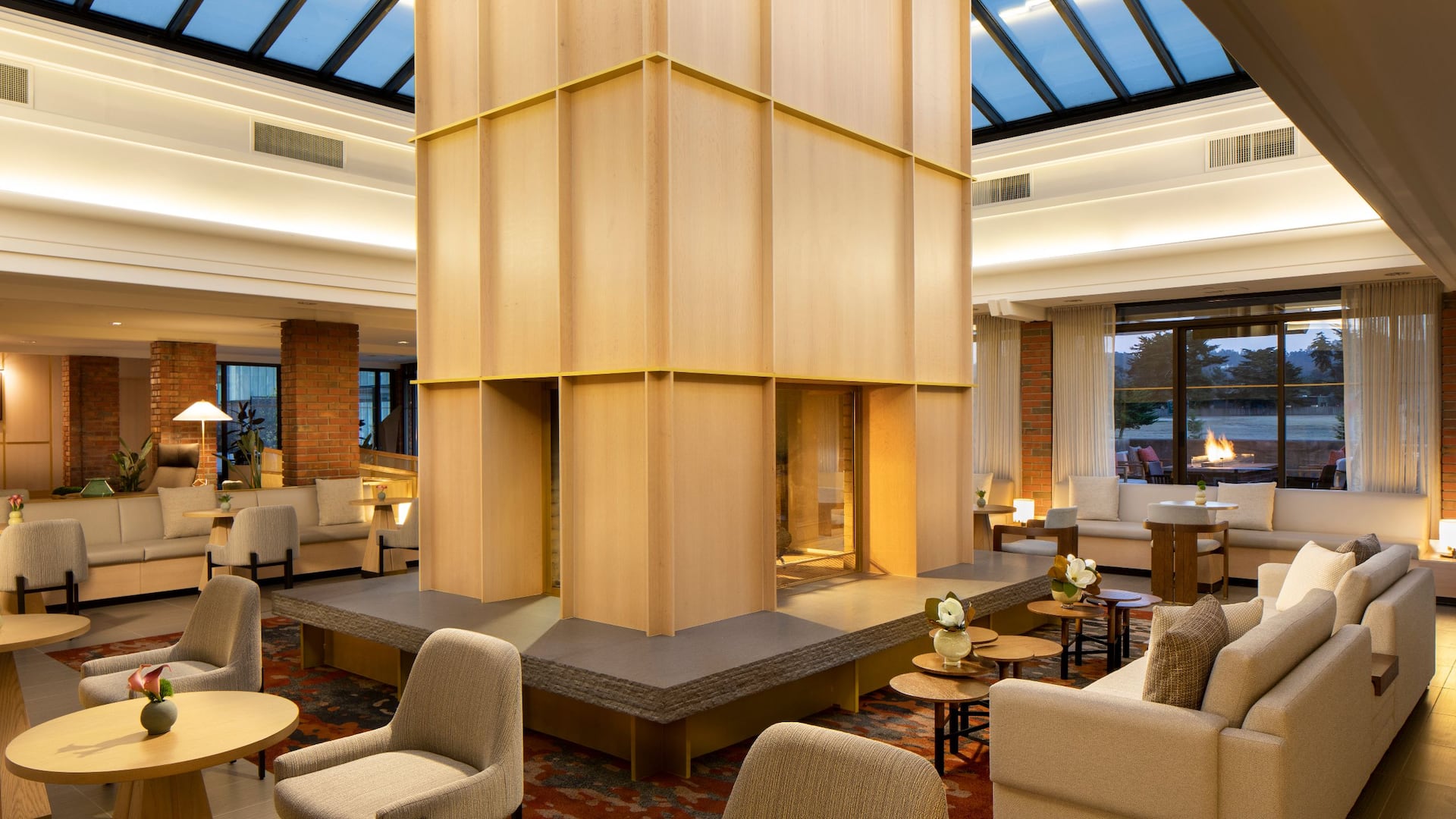 Hyatt Regency Monterey Hotel and Spa on Del Monte Golf Course Fireplace