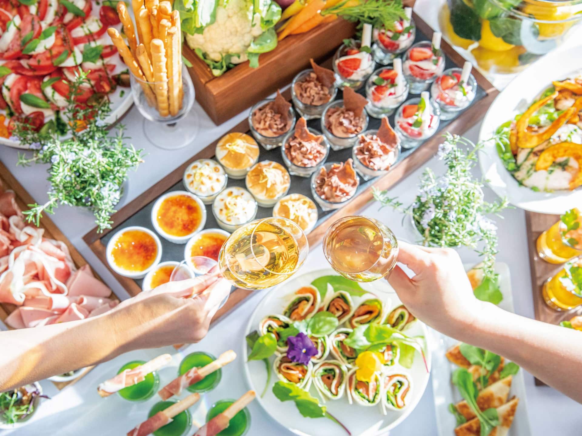 Hyatt Regency Tokyo Bay Party Food Display