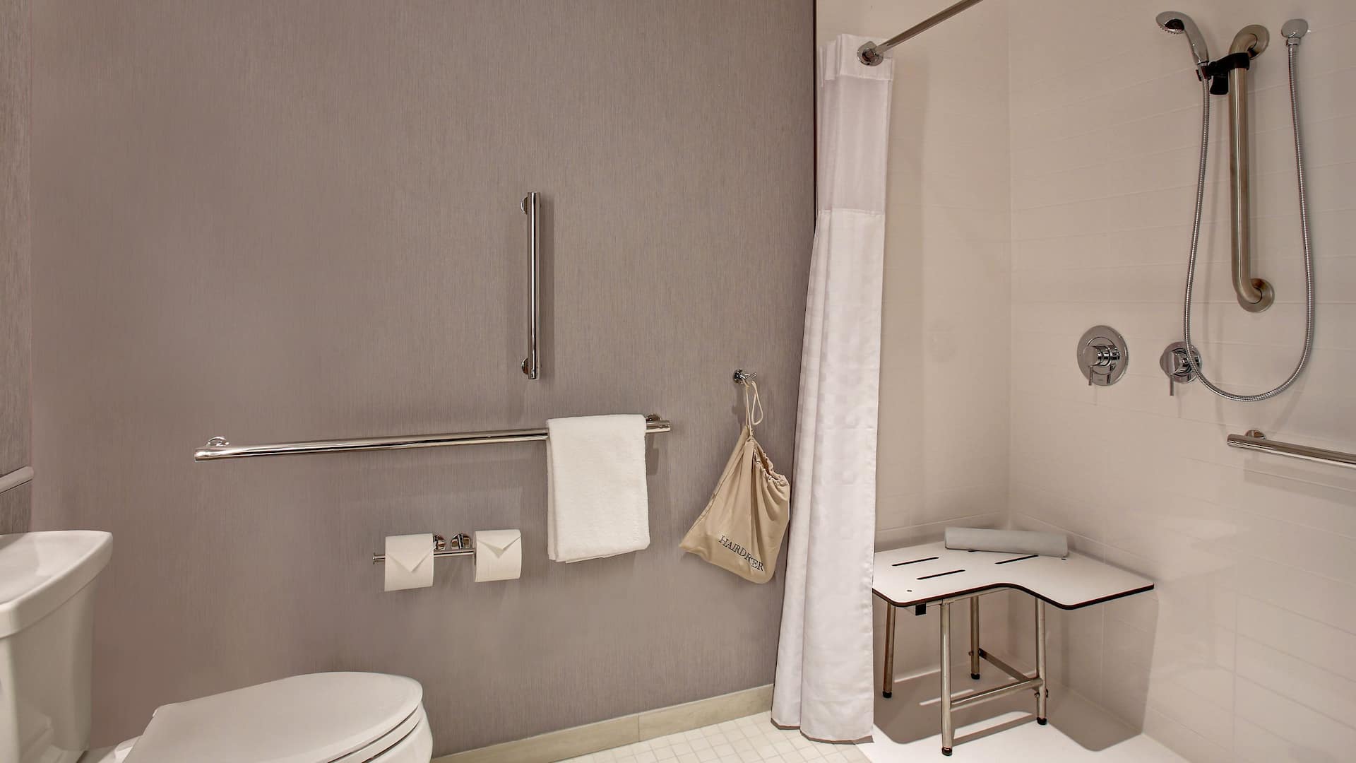 3/3 Hyatt Place at Wichita State University ADA Roll in Shower