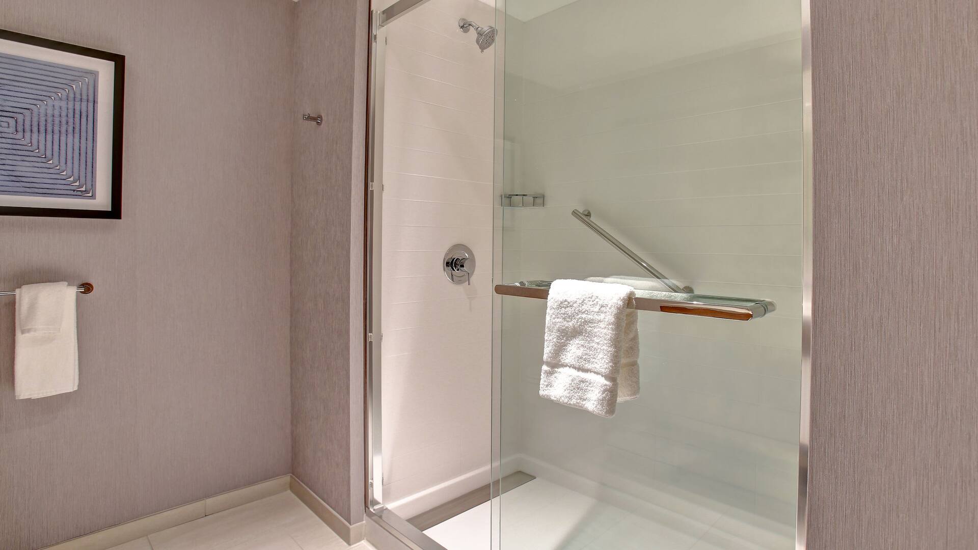 3/3 Hyatt Place at Wichita State University Guest Bathroom Shower