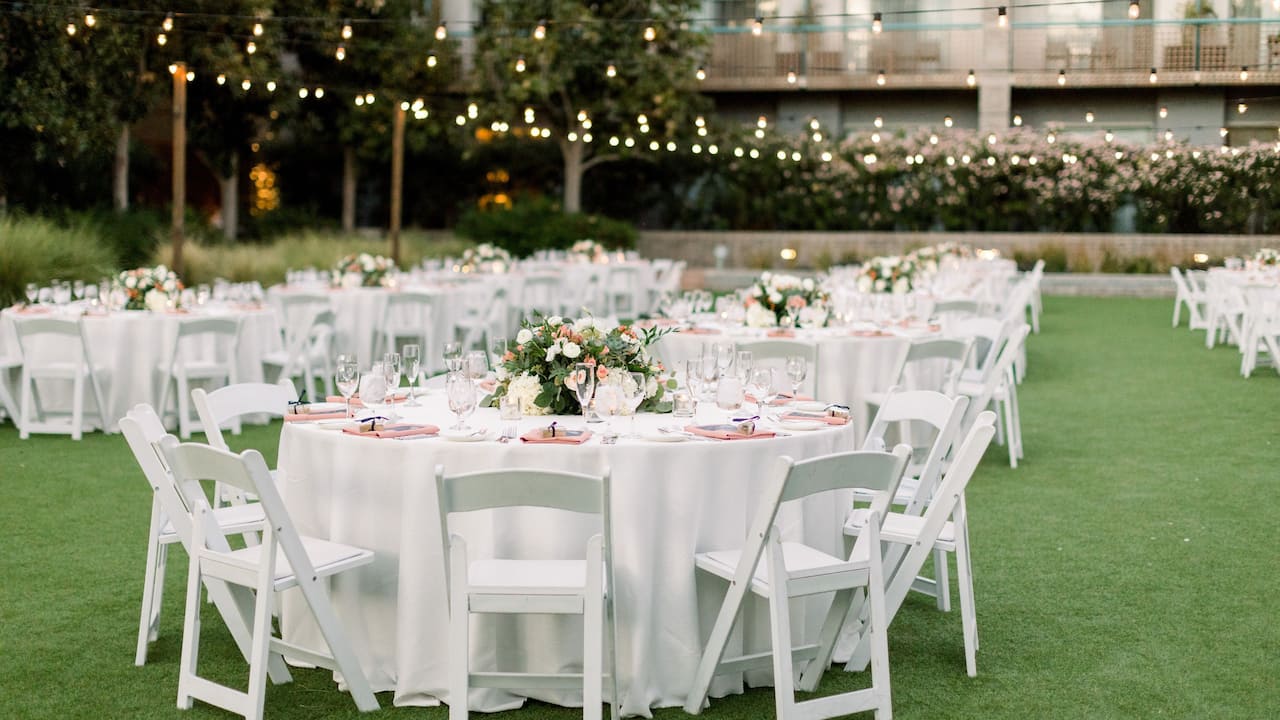 Wedding Reception table at Hyatt Regency Scottsdale Resort & Spa At Gainey Ranch