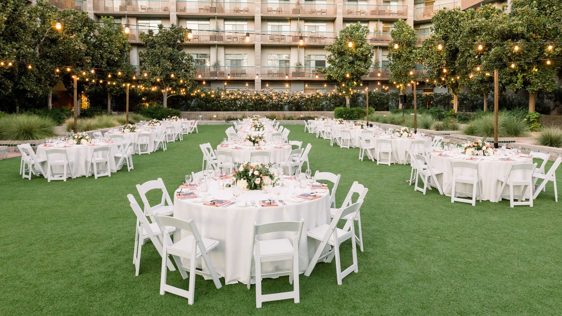 Outdoor Wedding Reception