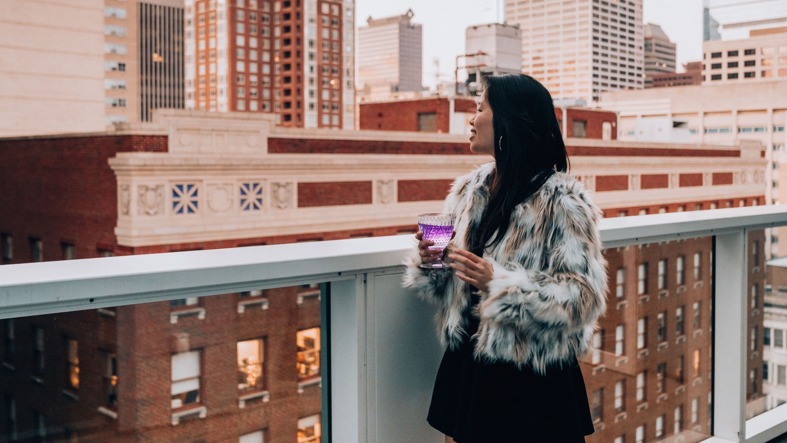 Hyatt Centric Center City Philadelphia Presidential Balcony Girl