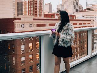 Hyatt Centric Center City Philadelphia Presidential Balcony Girl