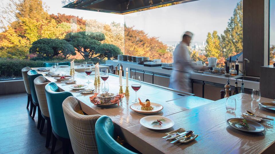 Grand Hyatt Seoul Teppan Chef Festive Cooking