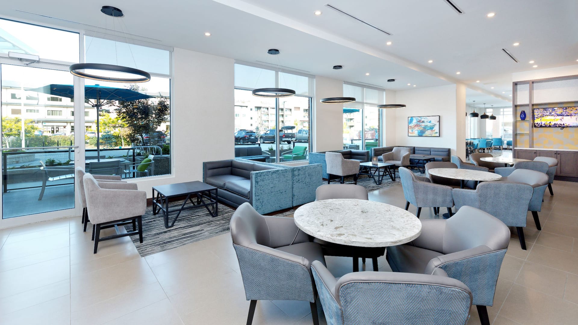 1 of 1 Hyatt Place Kelowna Placery Seating Area